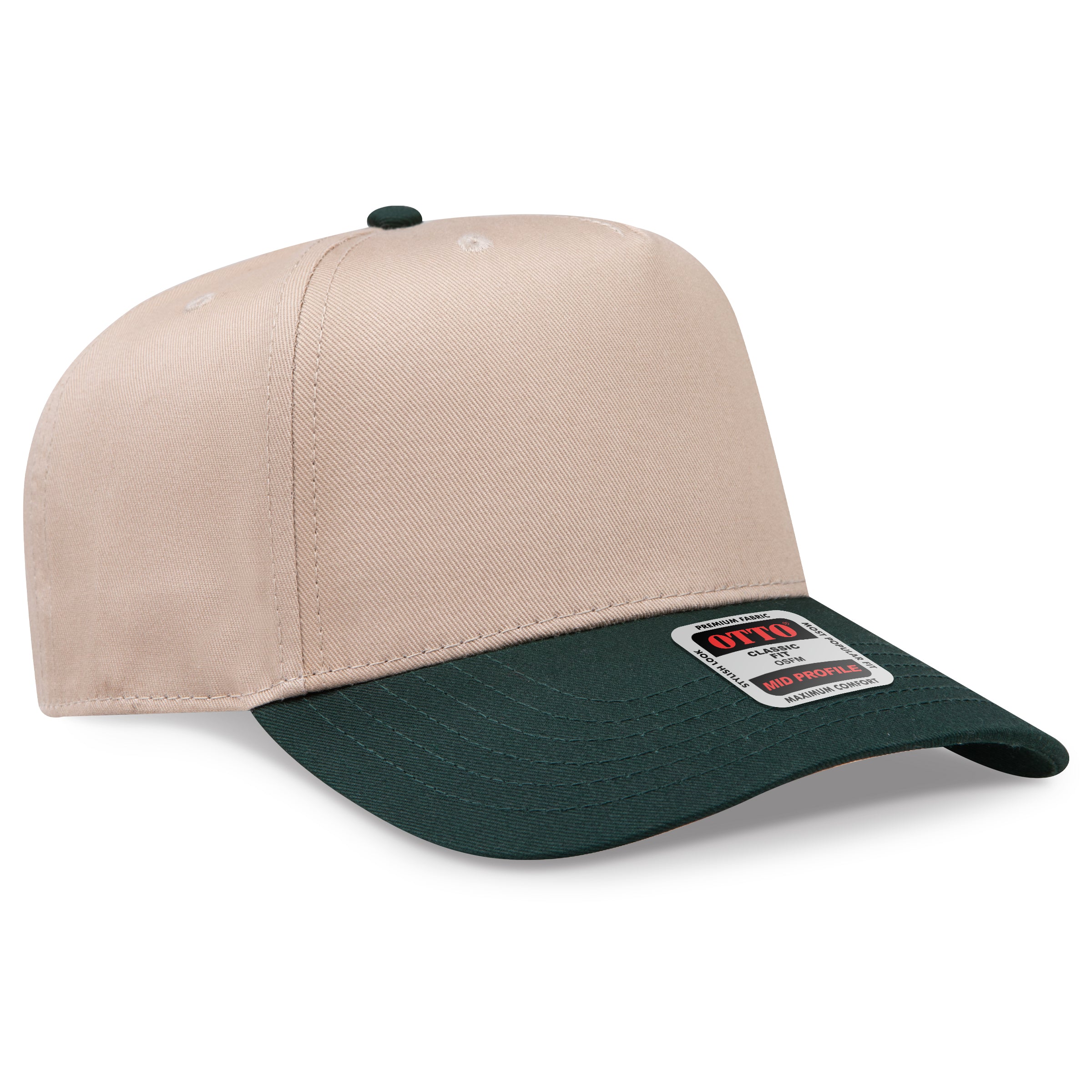 OTTO CAP® 5 Panel Mid Profile Baseball Cap