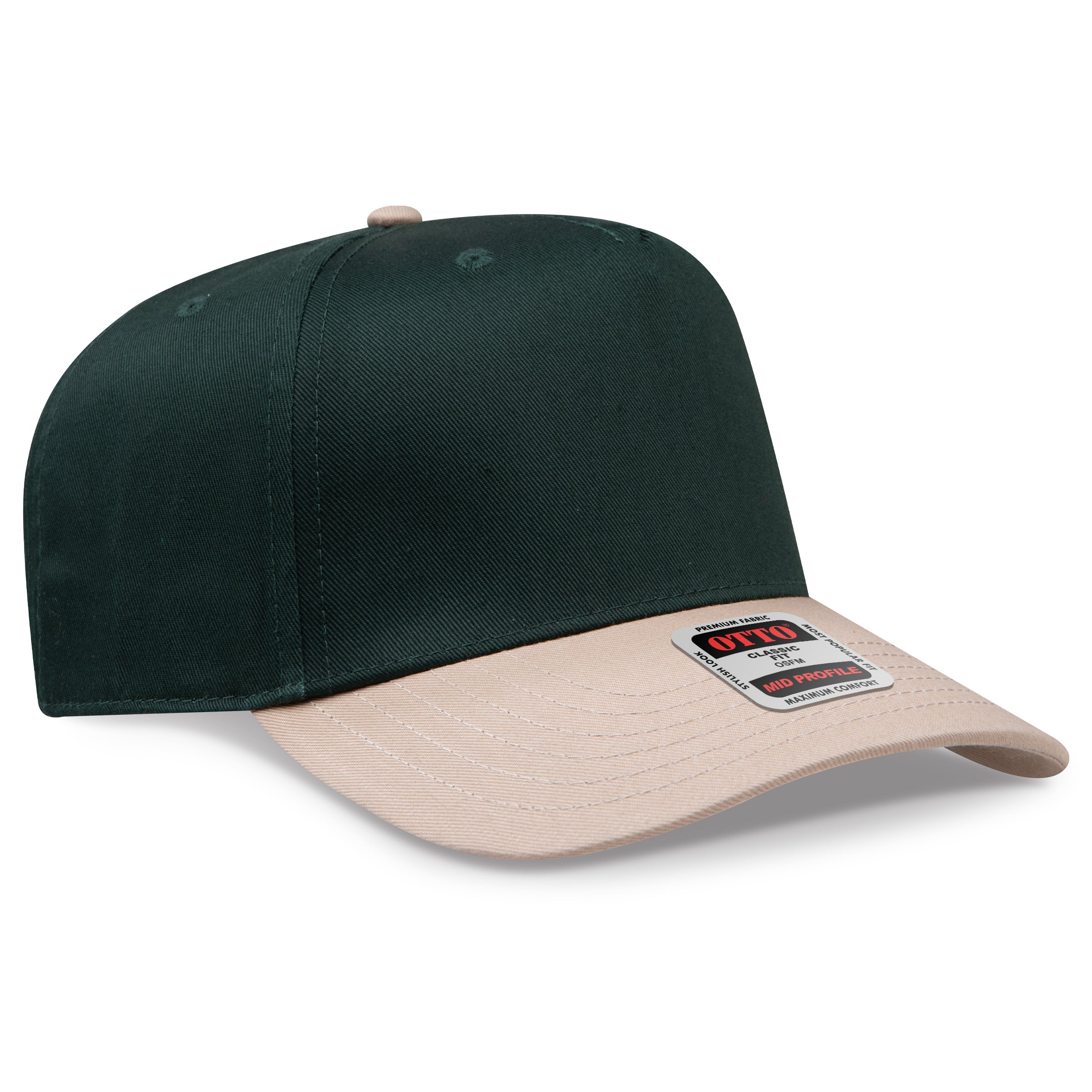 OTTO CAP® 5 Panel Mid Profile Baseball Cap