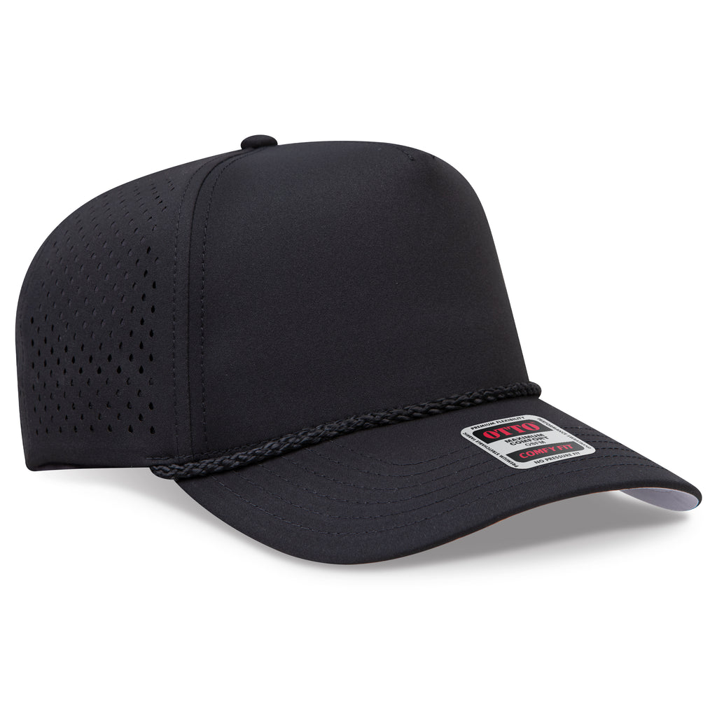 OTTO CAP® OTTO COMFY FIT® 5 Panel Mid Profile Perforated Baseball Cap
