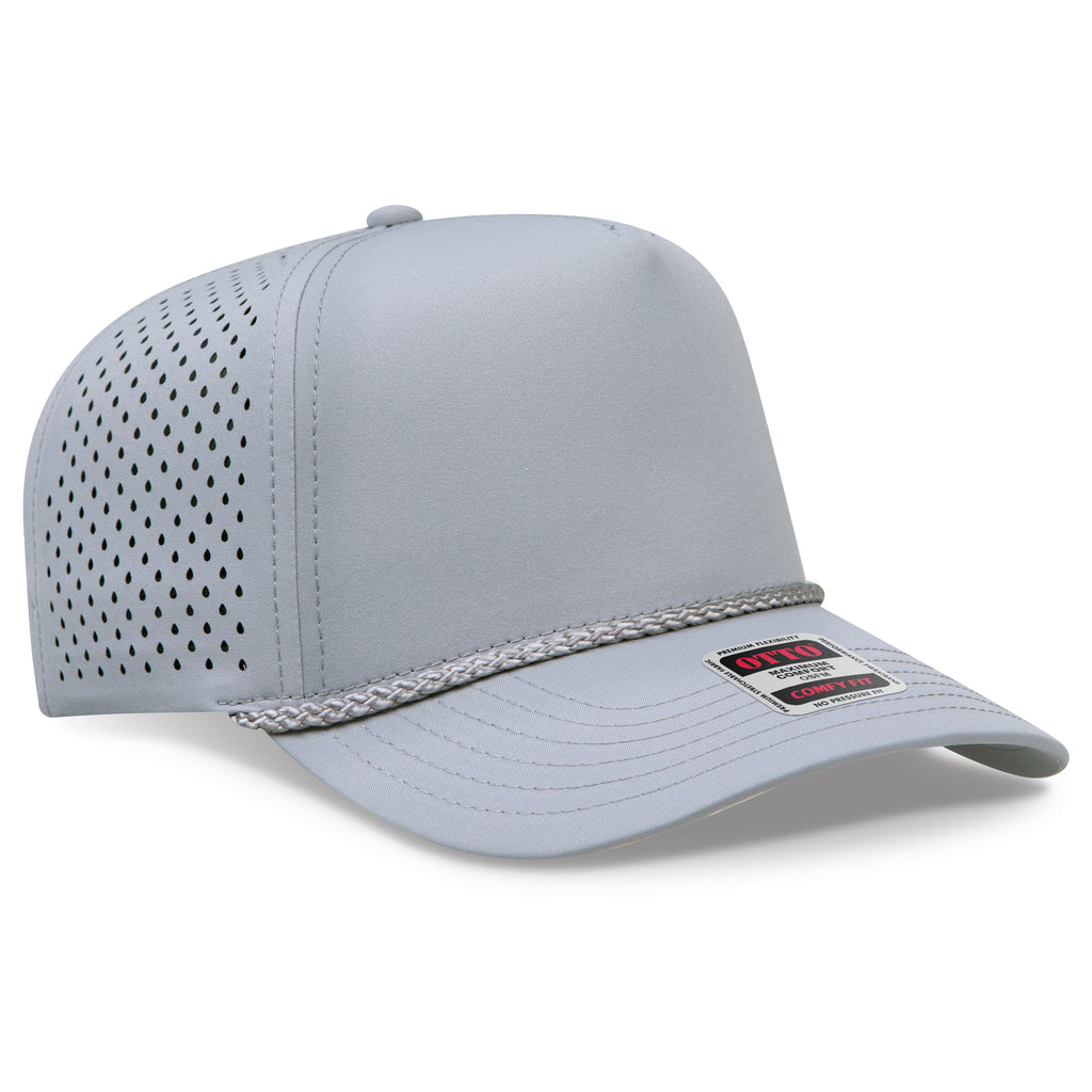 OTTO CAP® OTTO COMFY FIT® 5 Panel Mid Profile Perforated Baseball Cap
