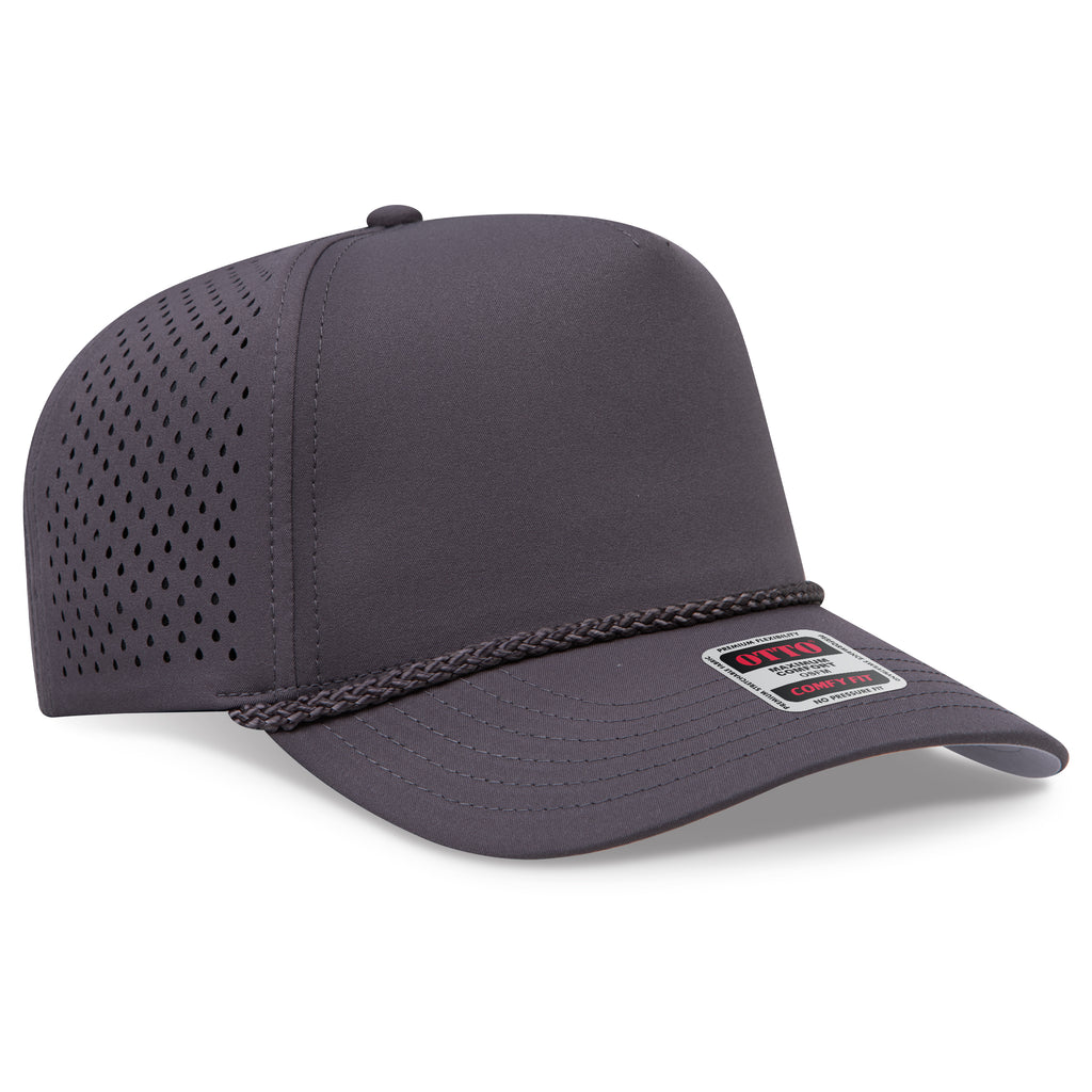 OTTO CAP® OTTO COMFY FIT® 5 Panel Mid Profile Perforated Baseball Cap