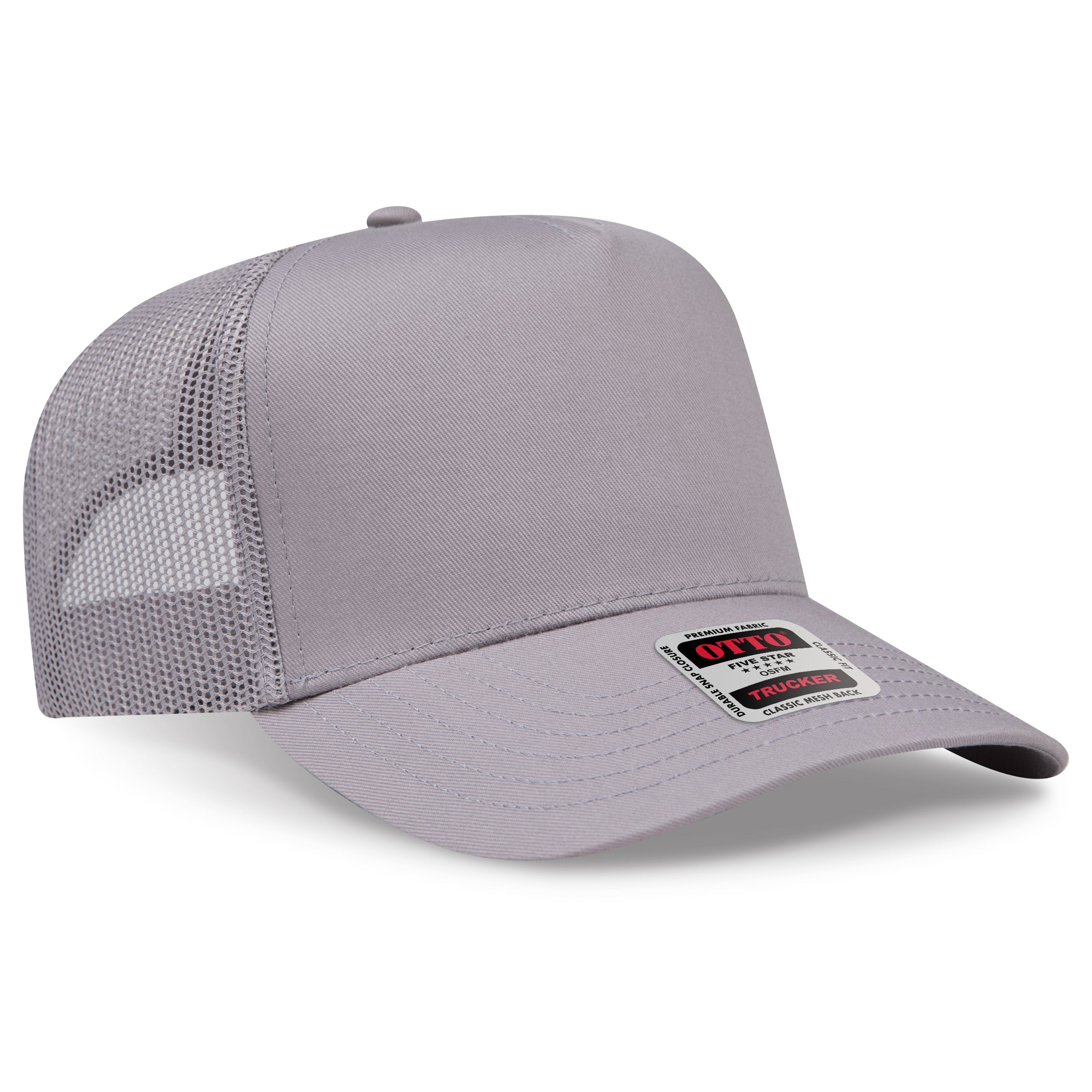 OTTO CAP® 5 Panel Mid Profile Mesh Back Trucker Hat