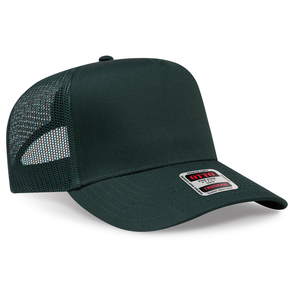 OTTO CAP® 5 Panel Mid Profile Mesh Back Trucker Hat
