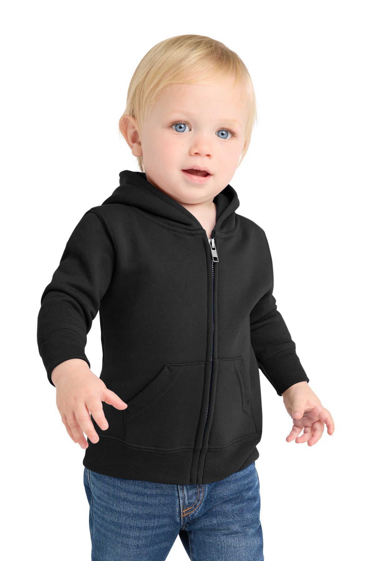 Port & Co ™  Infant Core Fleece Full-Zip Hooded Sweatshirt. CAR78IZH