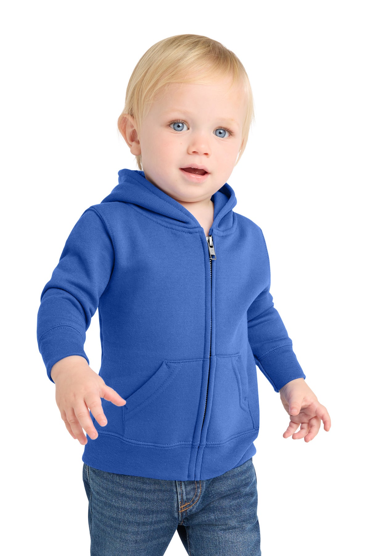 Port & Co ™  Infant Core Fleece Full-Zip Hooded Sweatshirt. CAR78IZH