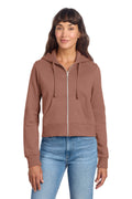 District ®  Sudadera con capucha y cremallera completa de felpa para mujer V.I.T. ™  DT6103