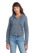 District ®  Sudadera con capucha y cremallera completa de felpa para mujer V.I.T. ™  DT6103