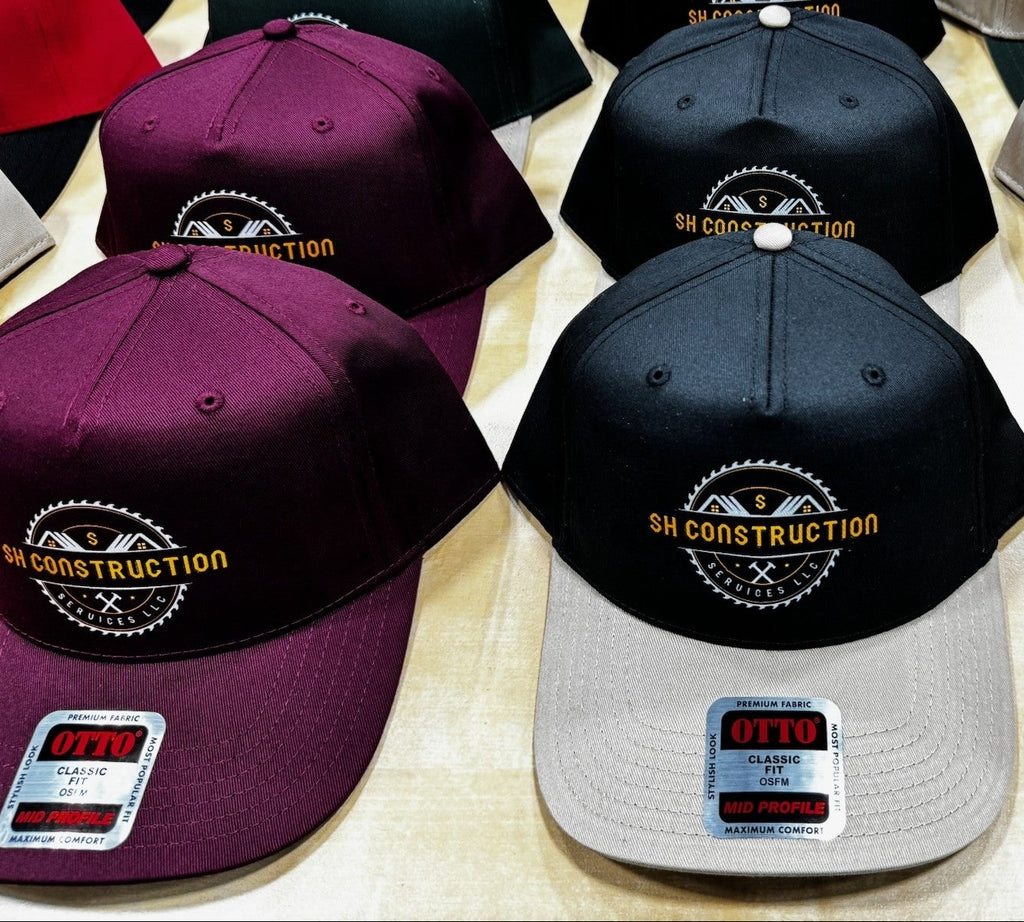 OTTO CAP® 5 Panel Mid Profile Mesh Back Trucker Hat