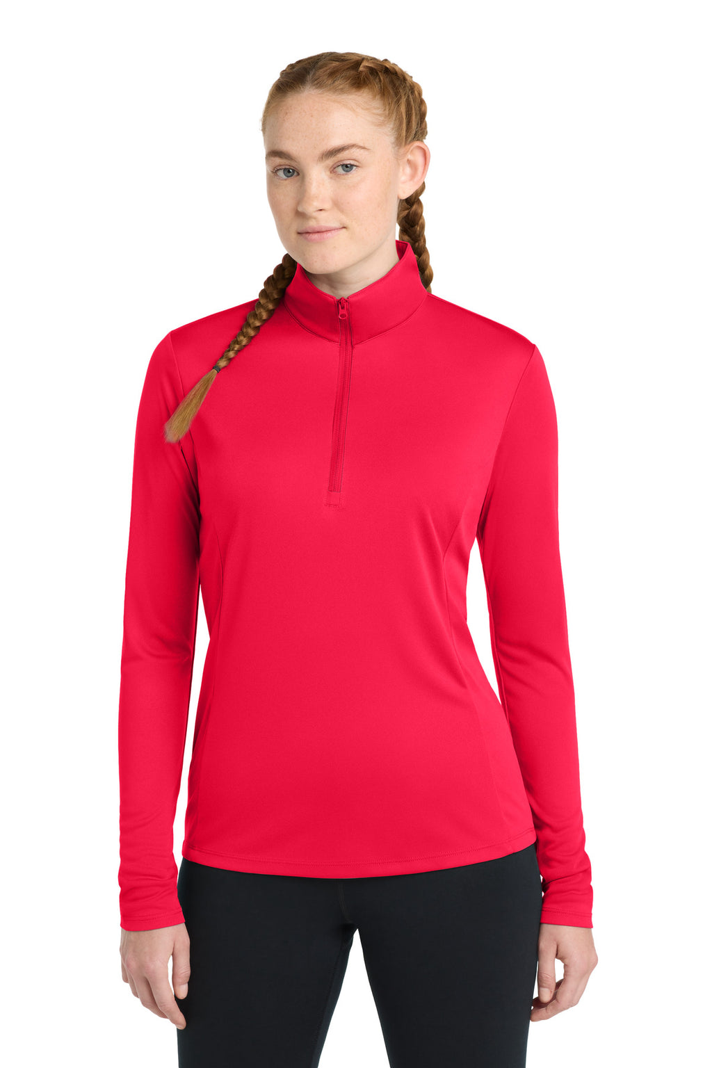 Sport-Tek ®  Sudadera de mujer Competitor ™ con cremallera de 1/4 PosiCharge ®. LST357