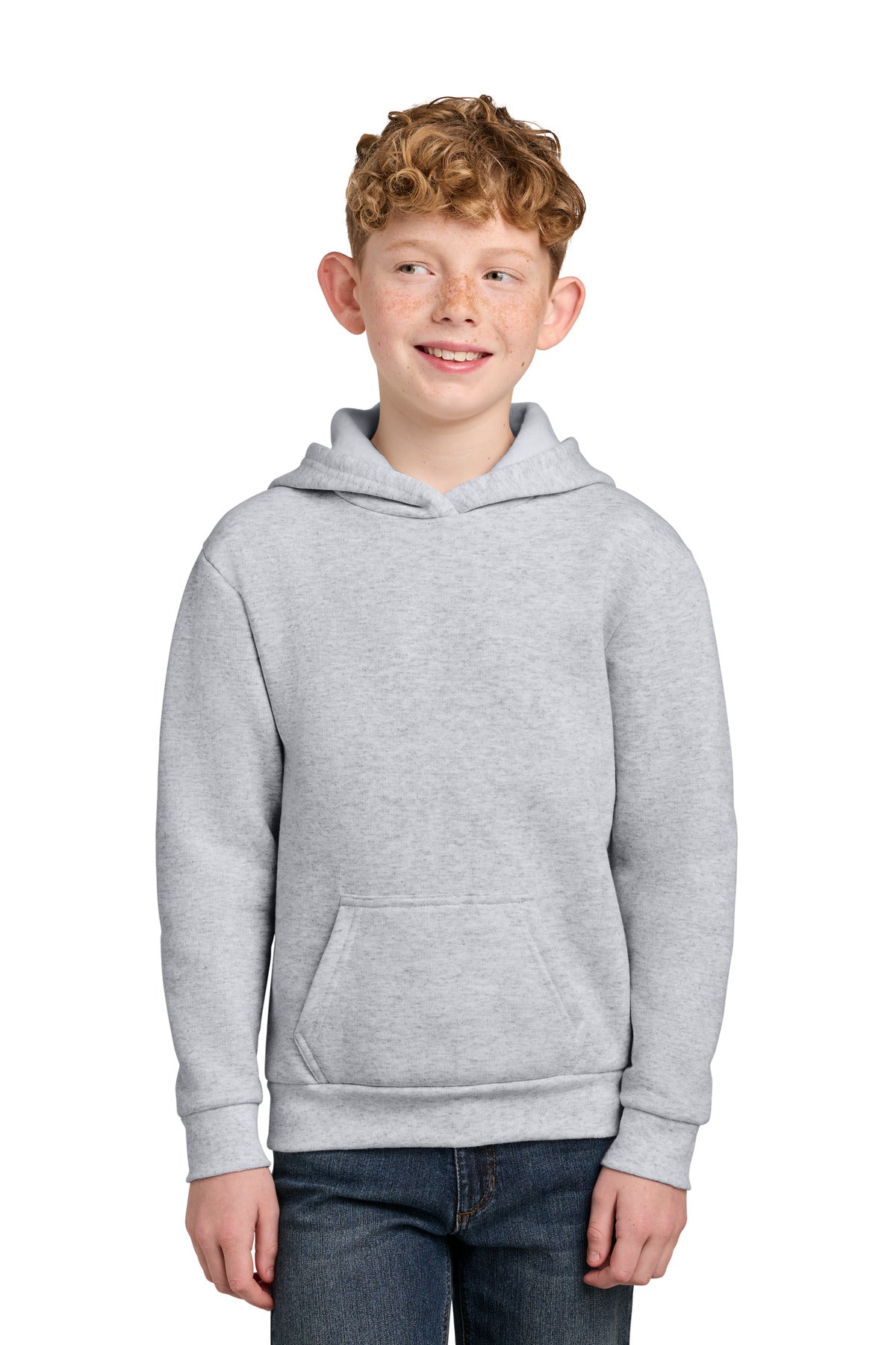 Port & Co ™  Youth Easy Fleece Pullover Hooded Sweatshirt PC68YH