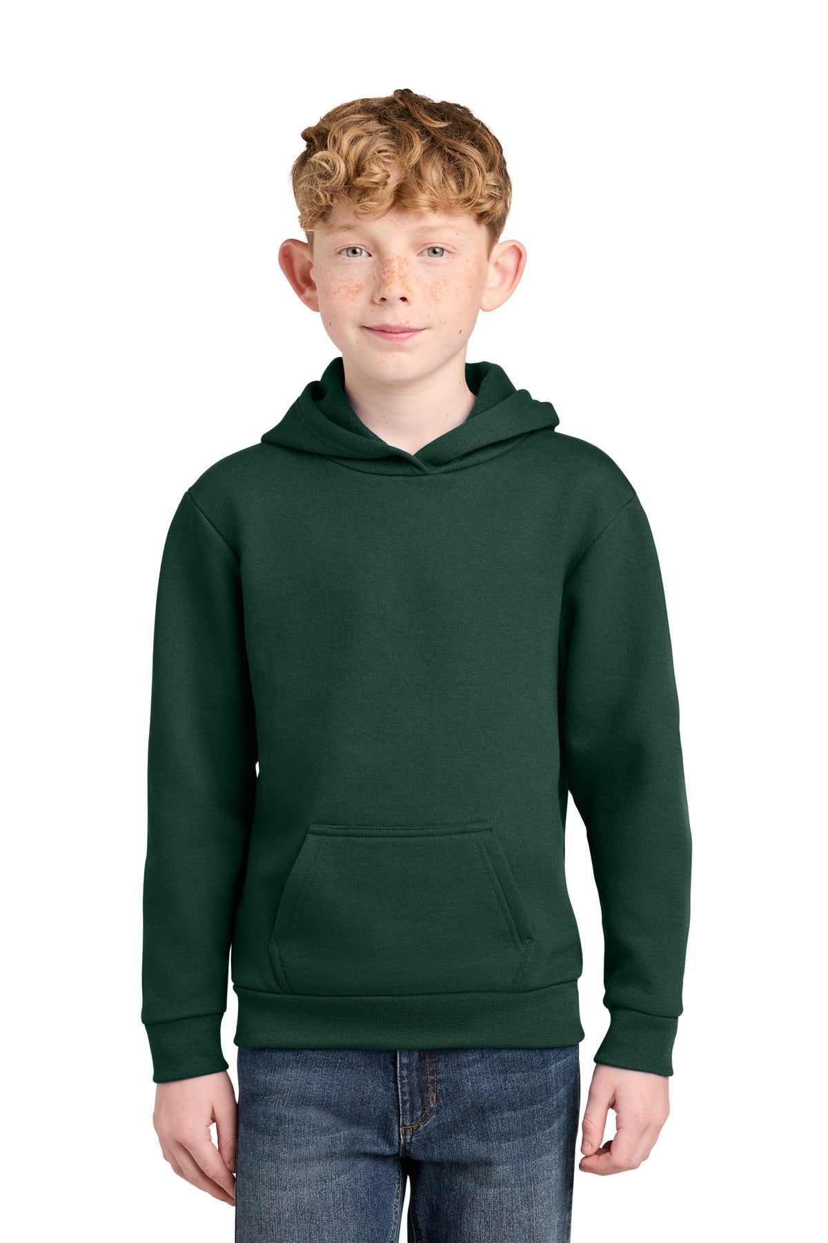 Port & Co ™  Youth Easy Fleece Pullover Hooded Sweatshirt PC68YH