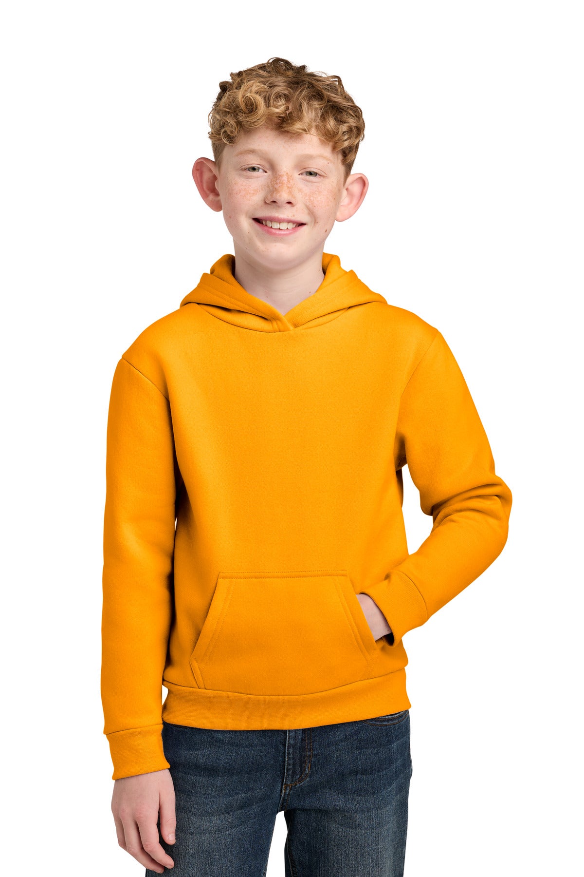 Port & Co ™  Youth Easy Fleece Pullover Hooded Sweatshirt PC68YH
