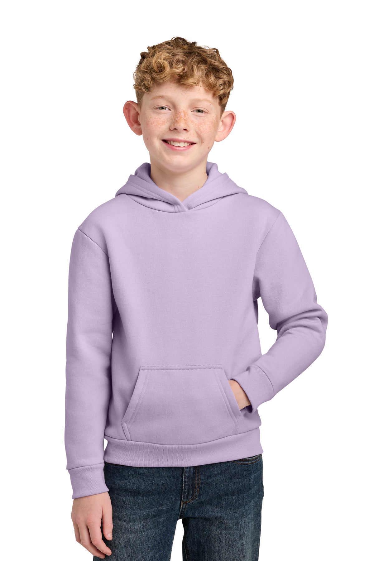Port & Co ™  Youth Easy Fleece Pullover Hooded Sweatshirt PC68YH