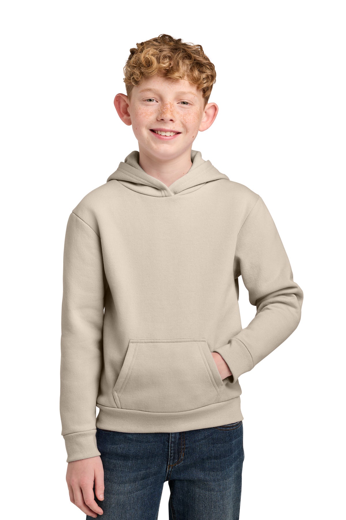 Port & Co ™  Youth Easy Fleece Pullover Hooded Sweatshirt PC68YH