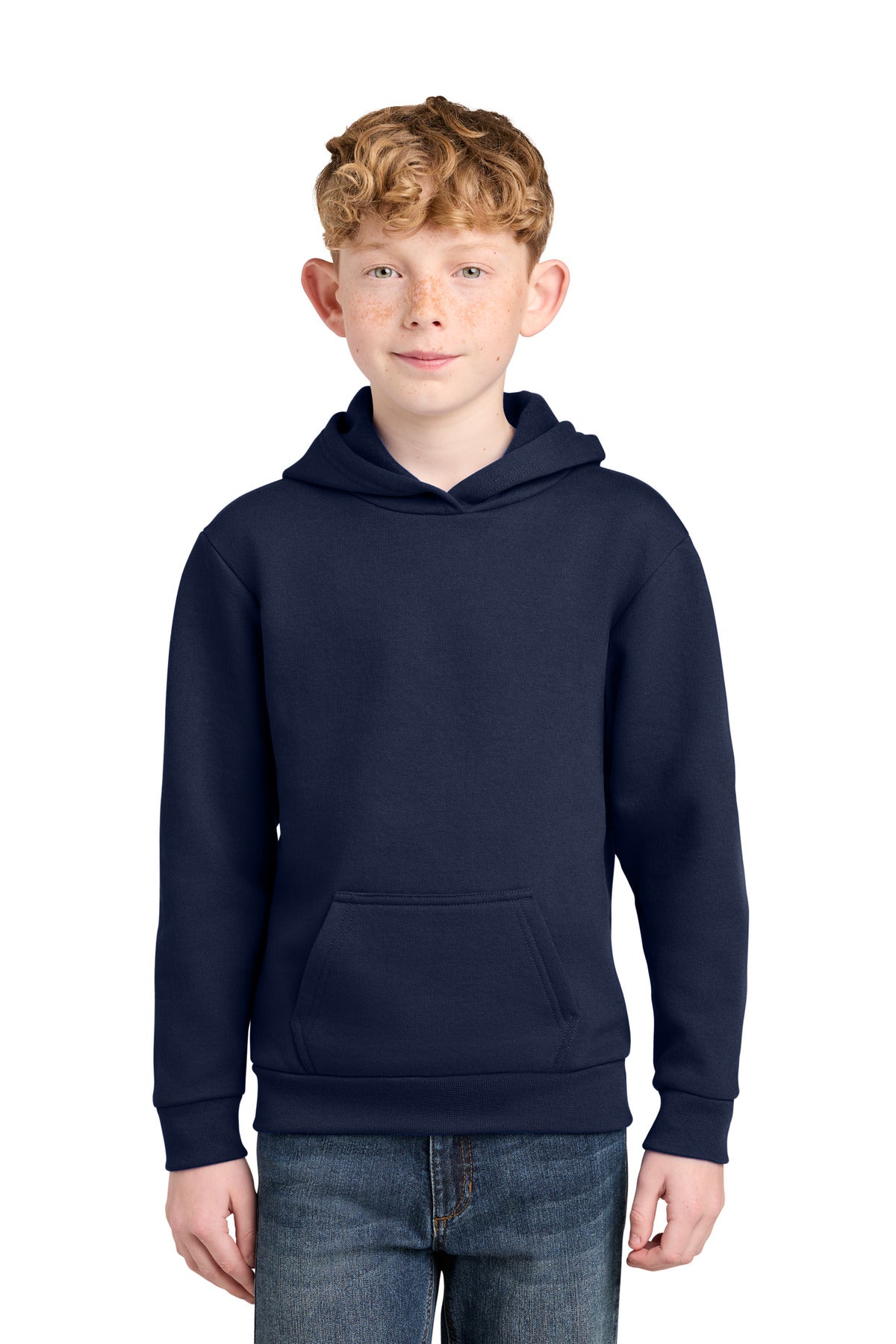 Port & Co ™  Youth Easy Fleece Pullover Hooded Sweatshirt PC68YH