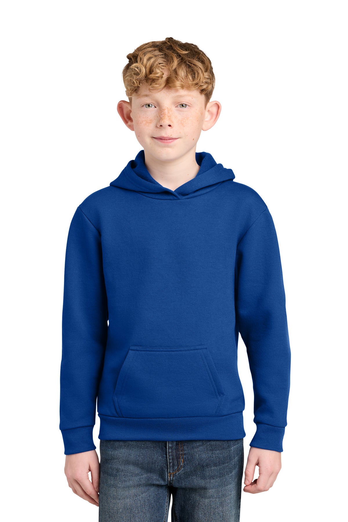Port & Co ™  Youth Easy Fleece Pullover Hooded Sweatshirt PC68YH