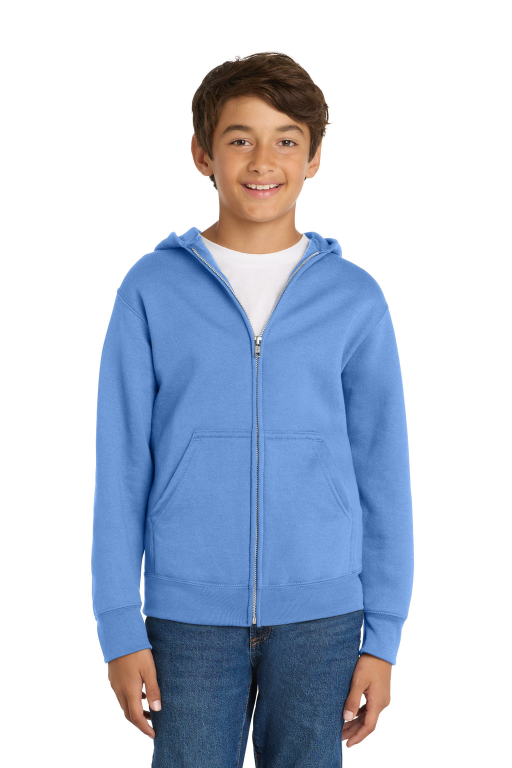Port & Co ™  Youth Core Fleece Full-Zip Hooded Sweatshirt PC78YZH