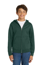 Port & Co ™  Youth Core Fleece Full-Zip Hooded Sweatshirt PC78YZH