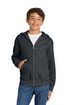 Port & Co ™  Youth Core Fleece Full-Zip Hooded Sweatshirt PC78YZH