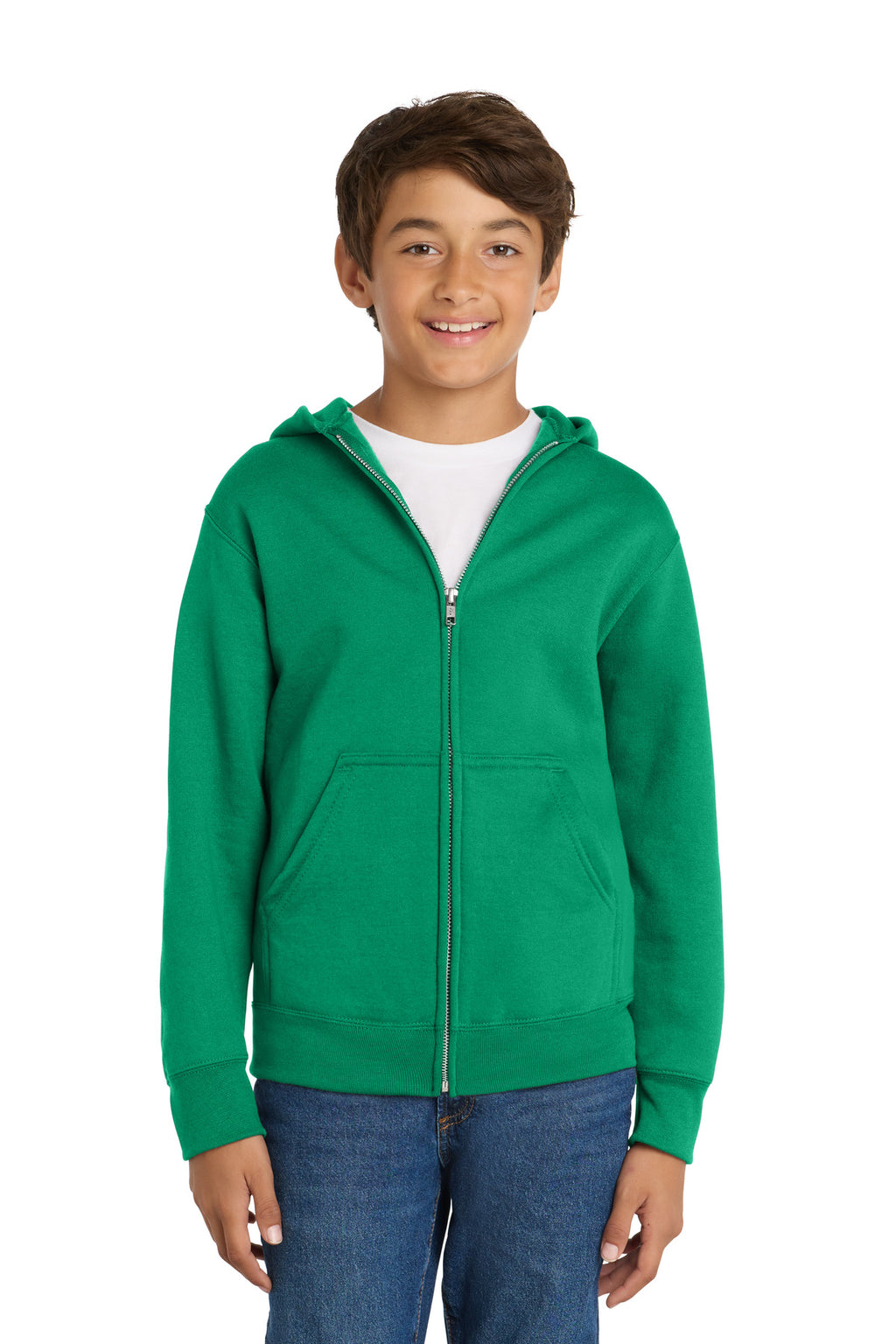 Port & Co ™  Youth Core Fleece Full-Zip Hooded Sweatshirt PC78YZH