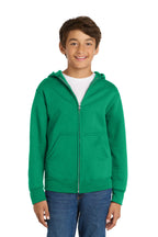Port & Co ™  Youth Core Fleece Full-Zip Hooded Sweatshirt PC78YZH