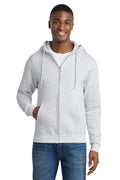 Sudadera con capucha de felpa con cremallera completa Port & Co ™ Core Fleece. PC78ZH