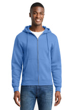 Sudadera con capucha de felpa con cremallera completa Port & Co ™ Core Fleece. PC78ZH