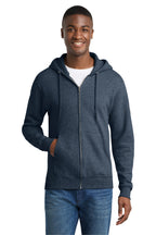 Sudadera con capucha de felpa con cremallera completa Port & Co ™ Core Fleece. PC78ZH