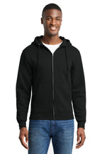 Sudadera con capucha de felpa con cremallera completa Port & Co ™ Core Fleece. PC78ZH