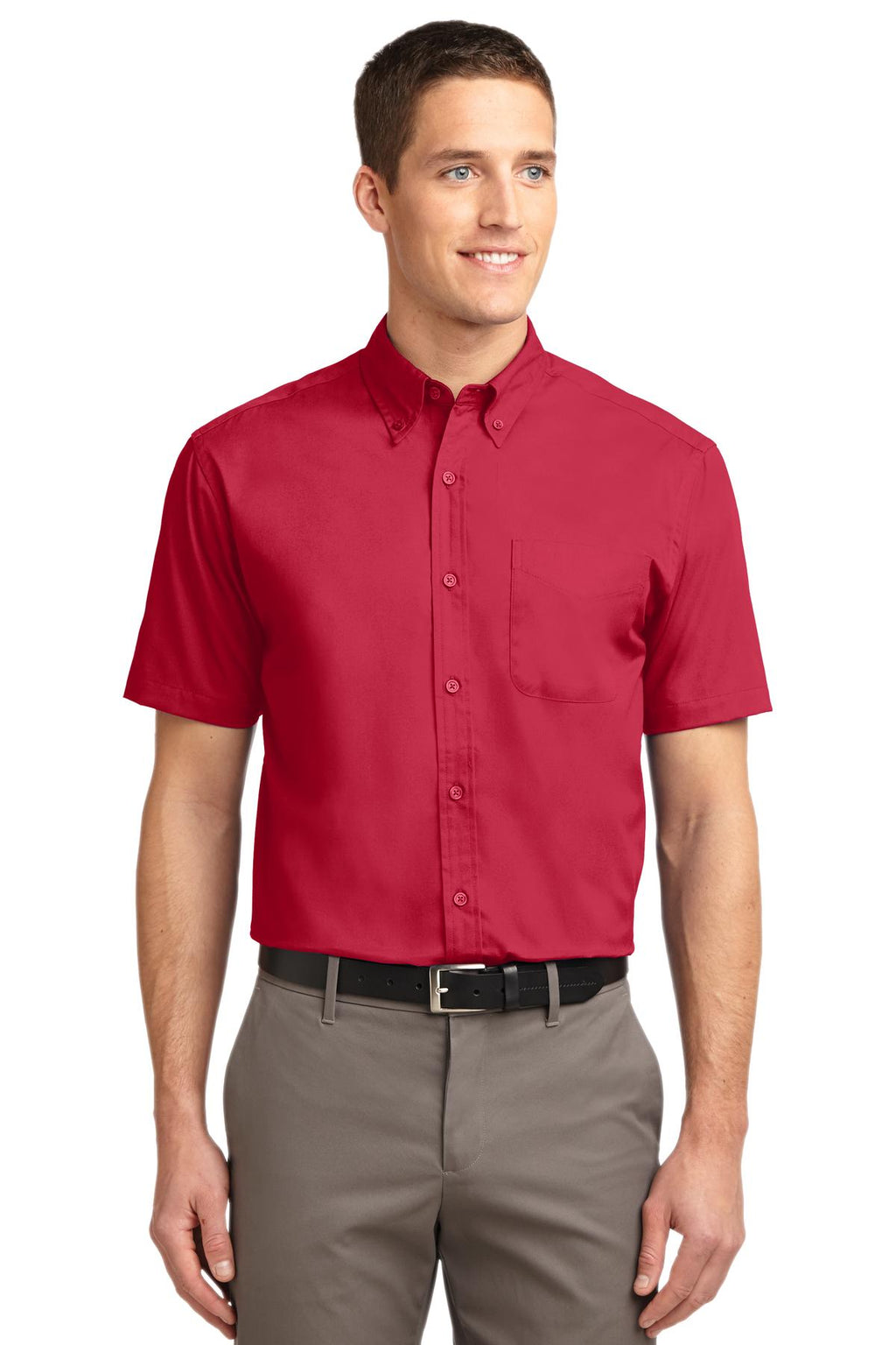 Camisa de manga corta Port Authority ® de fácil cuidado. S508