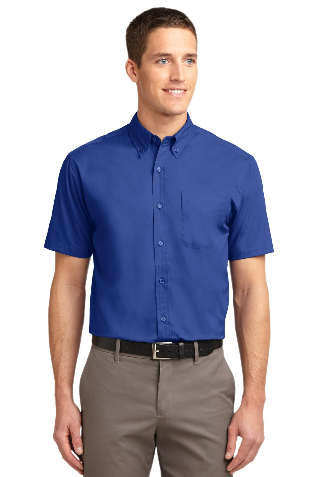 Camisa de manga corta Port Authority ® de fácil cuidado. S508