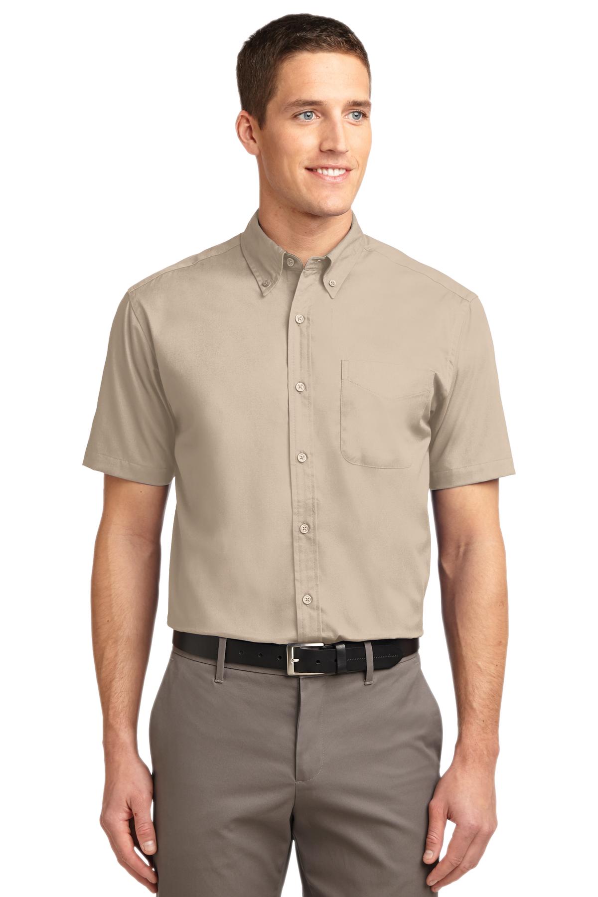 Camisa de manga corta Port Authority ® de fácil cuidado. S508