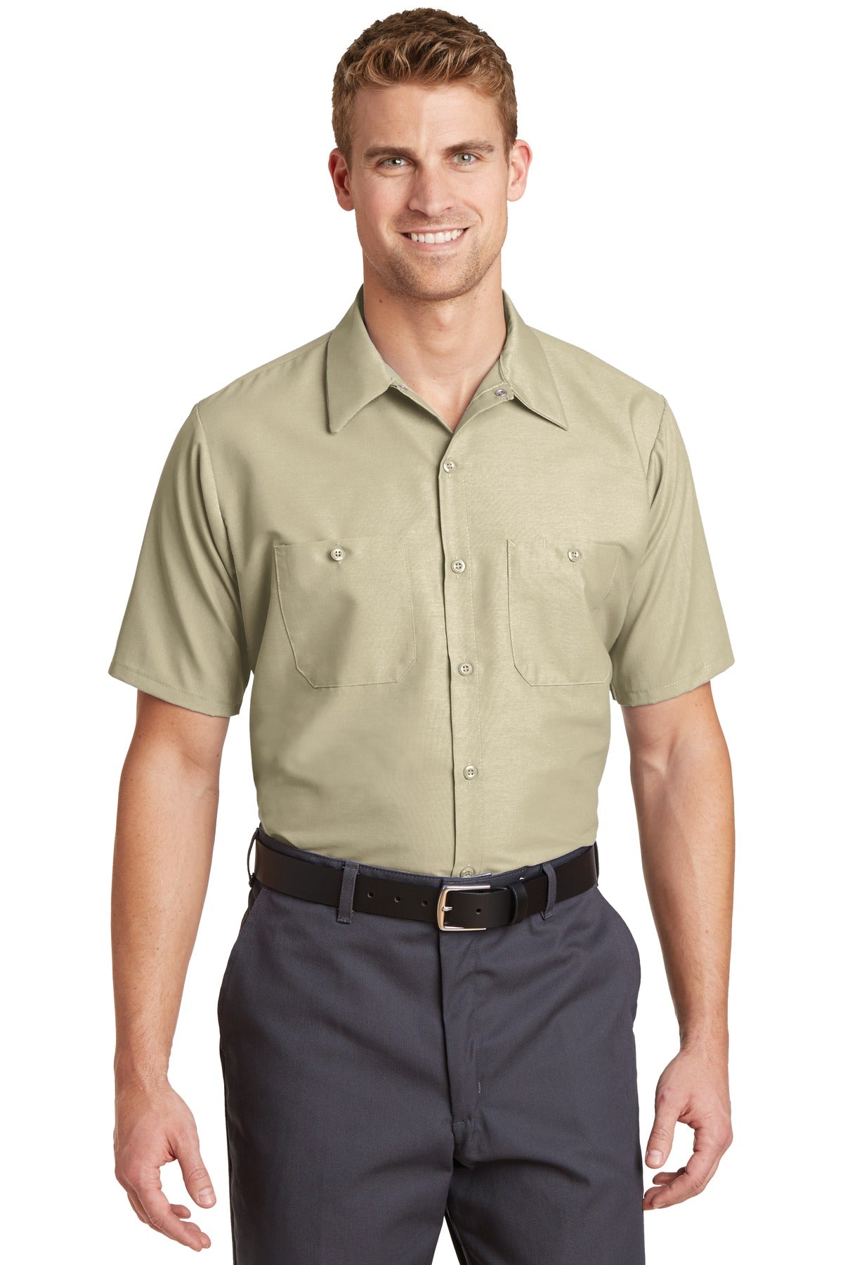 Red Kap ®  Short Sleeve Industrial Work Shirt.  SP24