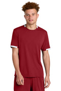 Deep Red/ White